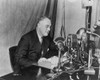 Franklin D. Roosevelt /N(1882-1945). 32Nd President Of The United States. Making One Of His 'Fireside Chats' In 1938. Poster Print by Granger Collection - Item # VARGRC0013042