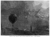 Coxwell'S Balloon, 1864. /Nascent Of Henry Tracey Coxwell'S Hot Air Balloon From The Crystal Palace Grounds In London, October 1865. Contemporary English Wood Engraving. Poster Print by Granger Collection - Item # VARGRC0354073