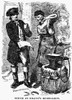 Blacksmith: Writ, 1786. /Na Massachusetts Blacksmith Served With A Writ Of Attachment For Debt During Shays' Rebellion In 1786. Engraving, 19Th Century. Poster Print by Granger Collection - Item # VARGRC0052791