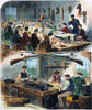 Mass.: U.S. Arsenal, 1861. /Nworkers Filling Cartridges At The U.S. Arsenal At Watertown, Massachusetts, During The Civil War. Engraving, 1861, After Winslow Homer. Poster Print by Granger Collection - Item # VARGRC0010518