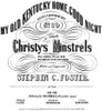 Foster Song Sheet Cover. /Ntitle-Page Of The First Edition Of Stephen Foster'S 'My Old Kentucky Home,' New York, 1853. Poster Print by Granger Collection - Item # VARGRC0058129