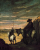 Daumier: Quixote, 1866-68. /Ndon Quixote And Sancho Panza. Oil On Canvas By Honor_ Daumier, 1866-68. Poster Print by Granger Collection - Item # VARGRC0105126