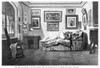 Thurlow Weed (1797-1882). /Namerican Journalist And Politician. Weed, As An Invalid, In His Library With His Pet Pigeon. Wood Engraving, American, 1882. Poster Print by Granger Collection - Item # VARGRC0370940