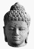 Buddha, 9Th Century. /Nhead Of Buddha. Javanese Sculpture Made From Volcanic Rock, Sailendra Dynasty, 9Th Century A.D. Poster Print by Granger Collection - Item # VARGRC0120743