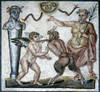 Gallo-Roman Mosaic. /Nfight Between Cupid (Or Eros) And Pan, Who Is Forced To Fight With His Left Hand Behind His Back. Poster Print by Granger Collection - Item # VARGRC0103601