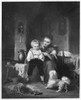 Mother And Child, 1850. /N'The First Pants.' Steel Engraving, American, C1850. Poster Print by Granger Collection - Item # VARGRC0033121