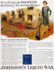 Magazine Advertisement. /Nadvertisement For Johnson'S Electric Floor Polisher And Johnson'S Liquid Wax From An American Magazine Of 1927. Poster Print by Granger Collection - Item # VARGRC0061174