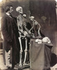 Reginald Southey (1835-1899). /Nenglish Physician. Posed With The Skeletons And Skulls Of A Human And An Ape. Photograph By Charles Lutwidge Dodson (Lewis Carroll), 1857. Poster Print by Granger Collection - Item # VARGRC0117267