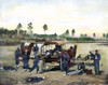 Wounded Union Soldiers. /Nsoldiers Being Removed From The Battlefield To The Hospital During The American Civil War. Oil Over A Photograph,/Nc1863. Poster Print by Granger Collection - Item # VARGRC0049405