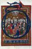 Pentecost. /Nhistoriated Initial D From A German Psalter, Early 13Th Century. Poster Print by Granger Collection - Item # VARGRC0051291