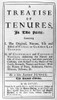 Gilbert: Tenures, 1738. /Ntitle Page Of Sir Geoffry Gilbert'S 'A Treatise Of Tenures,' Published In 1738. Copy Owned By U.S. President John Adams. Poster Print by Granger Collection - Item # VARGRC0106922