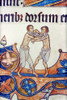 Two Men Wrestling, C1290. /Nenglish Manuscript Illumination., C1290. Poster Print by Granger Collection - Item # VARGRC0036392