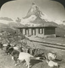 Switzerland: Matterhorn. /Nriffelberg Train Station At Gornergrat, Switzerland, With The Matterhorn In The Background. Stereograph, 1908. Poster Print by Granger Collection - Item # VARGRC0326134