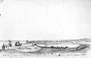 Fort Ontario, 1760. /Nwest View Of Fort Ontario At Oswego, New York, On Lake Ontario. Wash Drawing, 1760, By Thomas Davies. Poster Print by Granger Collection - Item # VARGRC0118417