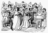 Posada: Dance Hall. /Nin The White Bridge Dance Hall. Zinc Engraving, Early 20Th Century, By Jos_ Guadalupe Posada. Poster Print by Granger Collection - Item # VARGRC0070584