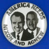 Presidential Campaign, 1968. /Ncampaign Button, 1968, Featuring Republican Presidential Candidate Richard Nixon And Vice Presidential Candidate Spiro Agnew. Poster Print by Granger Collection - Item # VARGRC0068239