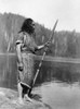 Curtis: Nootka Man, C1910. /Na Nuu-Chah-Nulth (Formerly Nootka) Man With Harpoon Near Vancouver, Canada. Photographed By Edward Curtis, C1910. Poster Print by Granger Collection - Item # VARGRC0109810