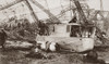 World War I: Zeppelin. /Nwreckage Of A German Zeppelin Brought Down In England During World War I. Photograph, C1916. Poster Print by Granger Collection - Item # VARGRC0408204