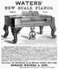 Piano Advertisement, 1874. /Namerican Newspaper Advertisement, 1874, For Horace Waters Pianos. Poster Print by Granger Collection - Item # VARGRC0013633