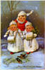 American Christmas Card. /Nlate 19Th Century. Poster Print by Granger Collection - Item # VARGRC0018716