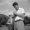 Sightseeing, 1941. /Nsightseers Taking Snapshots Along The Mohawk Trail In Massachusetts. Photograph By John Collier, 1941. Poster Print by Granger Collection - Item # VARGRC0326168