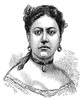 Emma (1836-1885). /Nqueen Of The Hawaiian Islands; Consort Of King Kamehameha Iv. Wood Engraving, American, 1873. Poster Print by Granger Collection - Item # VARGRC0065584