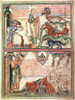 Apocalypse: Angels, C1250. /Nst. John'S Visions Of Sixth Angel, Top, And Seventh Angel, Bottom (Rev.): English Manuscript Illumination, C1250. Poster Print by Granger Collection - Item # VARGRC0039754