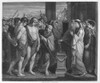 Pylades And Orestes. /Npylades And Orestes Brought Before Iphigenia. Steel Engraving, English, C1835, After The Painting, 1766, By Benjamin West. Poster Print by Granger Collection - Item # VARGRC0096605