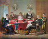 Garfield: Family, C1881. /Npresident James A. Garfield And His Family Seated Around A Table. Lithograph, C1881. Poster Print by Granger Collection - Item # VARGRC0132884