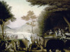 Hicks: Peaceable Kingdom. /Noil On Canvas By Edward Hicks, 1846. Poster Print by Granger Collection - Item # VARGRC0037015