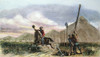 Pony Express, 1867. /Nthe Overland Pony Express. Color Engraving. Poster Print by Granger Collection - Item # VARGRC0009355