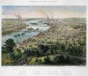 View Of Richmond, 1863. /Na View Of Richmond, Virginia And Its Vicinity: Steel Engraving, American, 1863. Poster Print by Granger Collection - Item # VARGRC0041549