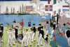 Japan: Yokohama, C1860. /Nparade Of Foreigners In Yokohama. Woodblock Print, C1860, By Gountei Teishu. Poster Print by Granger Collection - Item # VARGRC0103427