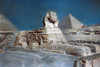 Egypt: Great Sphinx. /Nthe Great Sphinx And Great Pyramids At Giza, Egypt. Undated Hand-Colored Photograph. Poster Print by Granger Collection - Item # VARGRC0169927