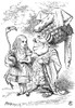Alice In Wonderland, 1865./Nalice And The Duchess. Illustration By John Tenniel From The First Edition Of Lewis Carroll'S 'Alice'S Adventures In Wonderland,' 1865. Poster Print by Granger Collection - Item # VARGRC0017934
