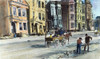 San Francisco, 1906. /Na Row Of Houses On Howard Street Set Askew After The San Francisco Earthquake Of April 18, 1906. Oil Over A Contemporary Photograph. Poster Print by Granger Collection - Item # VARGRC0010453