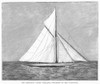Yacht: Vigilant, 1893. /Nthe American Yacht 'Vigilant.' Line Engraving, 1893. Poster Print by Granger Collection - Item # VARGRC0098093
