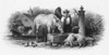 Farming, 1860. /Nbank Note Engraving, American, 1860. Poster Print by Granger Collection - Item # VARGRC0078028