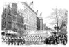 Civil War: Soldiers, 1861. /Nnew York'S 7Th Regiment Marching Down Broadway, 19 April 1861. American Wood Engraving After Thomas Nast, 1861. Poster Print by Granger Collection - Item # VARGRC0002861