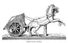 Roman Chariot. /Na Roman Racing Chariot. Line Engraving, 19Th Century. Poster Print by Granger Collection - Item # VARGRC0002094