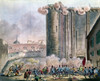 Capture Of The Bastille. /Nthe Storming Of The Bastille By The French Guard And By The People, 14 July 1789. Color Engraving After Jean-Fran�Ois Janinet (1752-1814). Poster Print by Granger Collection - Item # VARGRC0117885