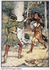 Gilbert: Robin Hood. /Nrobin Hood Battling Guy Of Gisborne. Illustration By Walter Crane For 'Robin Hood & The Men Of The Greenwood,' 1912, By Henry Gilbert. Poster Print by Granger Collection - Item # VARGRC0010997