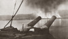 World War I: Gallipoli. /Nview From The British Battleship H.M.S. Cornwallis Of British Stores Burning At Gallipoli Before Withdrawal. Photograph, January 1916. Poster Print by Granger Collection - Item # VARGRC0408138