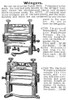 Clothes Wringer, 1895. /Nwood Engraving From An American Catalogue Of 1895. Poster Print by Granger Collection - Item # VARGRC0043583