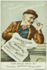 Watch Trade Card, C1880. /Namerican Merchant Trade Card, C1880, For The 'Waterbury Watch.' Poster Print by Granger Collection - Item # VARGRC0010960