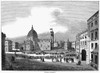 Florence: The Duomo, 1835. /Nthe Cathedral, Or Duomo, Of Florence, Italy. Wood Engraving, English, 1835. Poster Print by Granger Collection - Item # VARGRC0050131