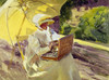 Sorolla: Painter, 1907. /Nmaria Sorolla Painting At El Prado, Madrid, Spain. Oil On Canvas, 1907, By Joaquin Sorolla. Poster Print by Granger Collection - Item # VARGRC0104853