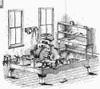 Screw-Making Machine. /Nmachine For Nicking Heads, American, 1850. Poster Print by Granger Collection - Item # VARGRC0068519
