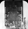 Burma: Buddhist Monks./Na Group Of Buddhist Monks In Mingoon, Burma, In Front Of The Great Bell At The Temple Of Mingoon With A Man Standing Guard. Stereograph, C1907. Poster Print by Granger Collection - Item # VARGRC0118266