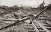World War I: Railway Line. /Ndestroyed Railway Line Photographed Just 30 Minutes After The German Evacuation In Albert, France. Photograph, C1916. Poster Print by Granger Collection - Item # VARGRC0409014